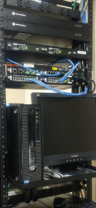 TC8928 and JumboSwitch® 2U at Henry County's Cambridge location.