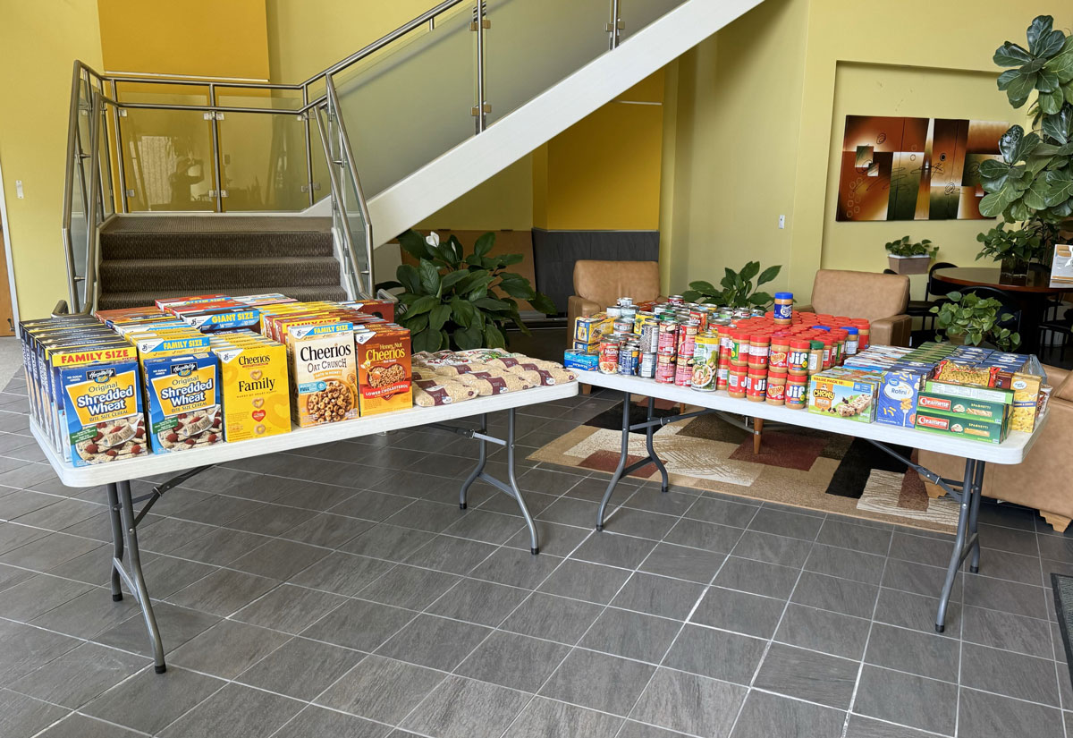 TC Communications Food Drive